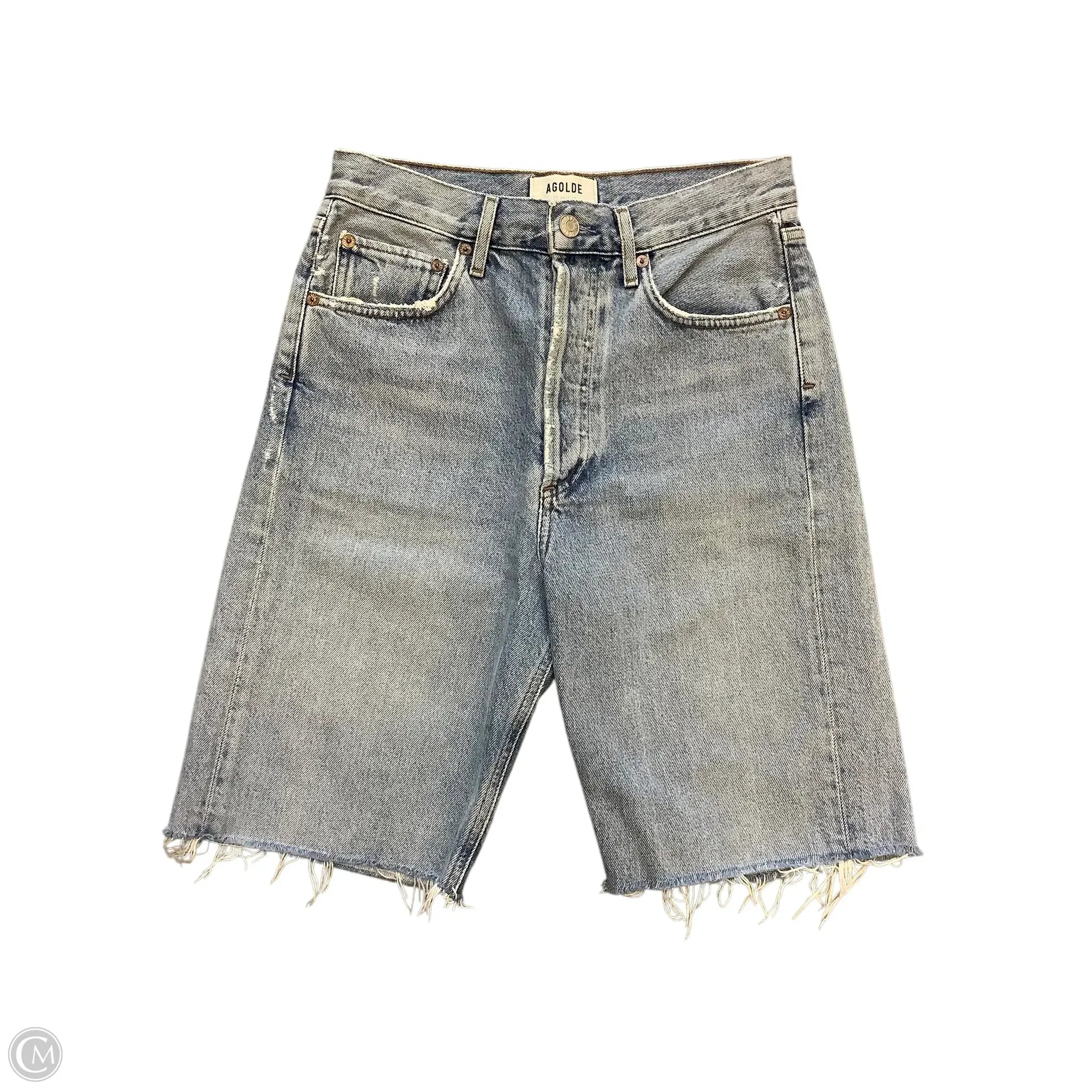 Men's Casual Short-Length PantsShorts By Agolde In Blue Denim, Size: 2(24)