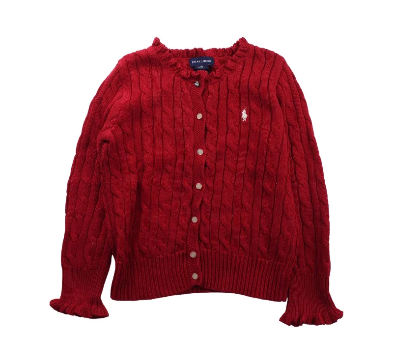 Men's Sweaters with Roll-Neck DesignsRalph Lauren Knit Cardigan 7Y