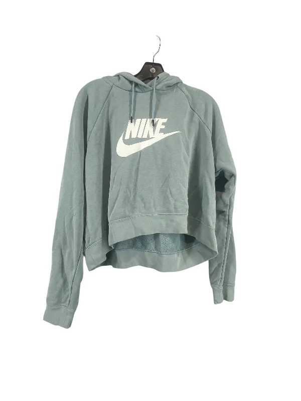 Men's Hoodies with Reinforced CuffsSweatshirt Hoodie By Nike In Blue, Size: Xl