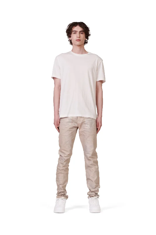 Flexible Men's JeansPurple Brand Sand Iridescent Pearl - Sand/Pearl