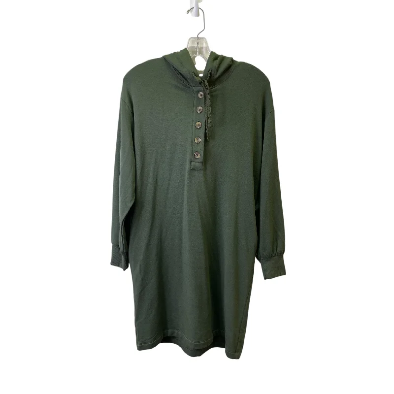 Stylish Men's Designer HoodiesSweatshirt Hoodie By Lou And Grey In Green, Size:S