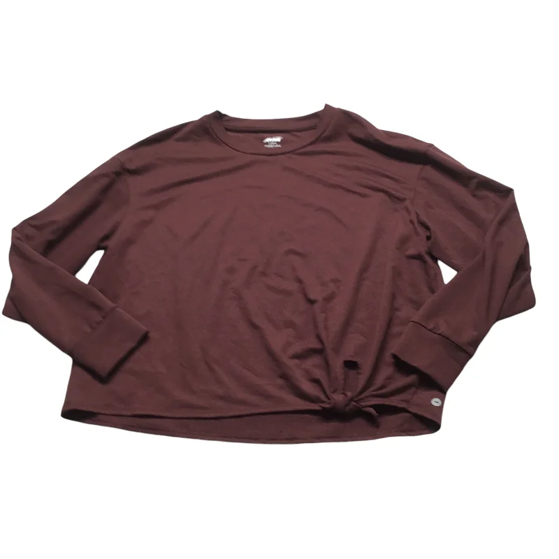 Men's Hoodies for SpringAthletic Sweatshirt Crewneck By Avia In Red, Size: L