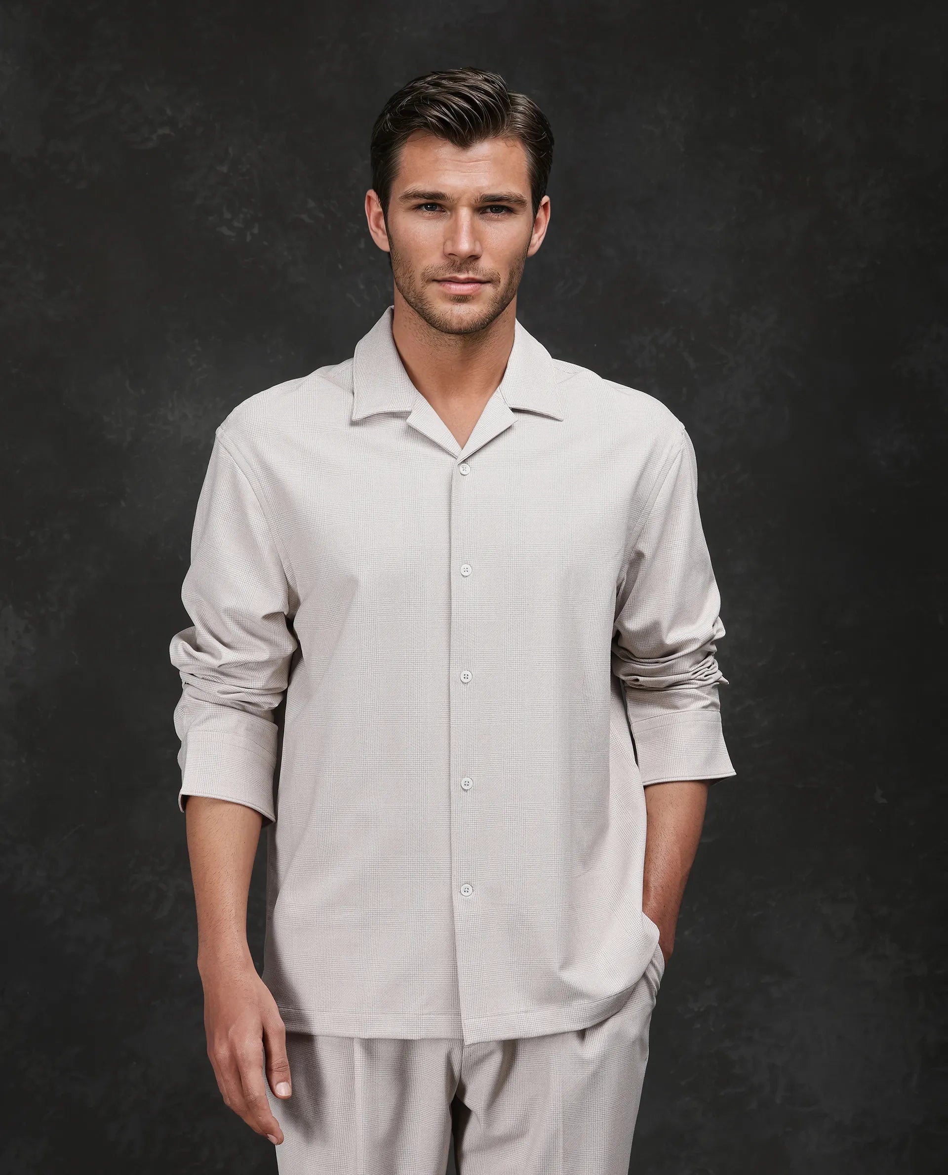 Comfortable Men's Flannel ShirtsRare Rabbit Men's Morst-T Beige Polyster Viscose Fabric Half Sleeve Collared Neck Button Closure Checked Shirt Comfortable Men's Flannel ShirtsRare Rabbit Men's Morst-T Beige Polyster Viscose Fabric Half Sleeve Collared Neck Button Closure Checked Shirt