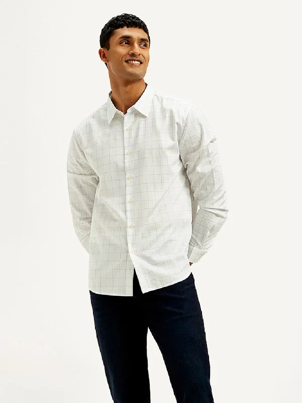 Men's Relaxed-Fit Shirts for Casual ComfortMen's Checkered Slim Fit Shirt