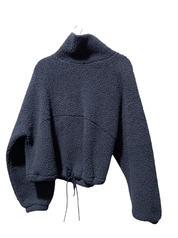 Men's Hoodies with Adjustable SleevesSweatshirt Collar By Old Navy In Blue, Size: M