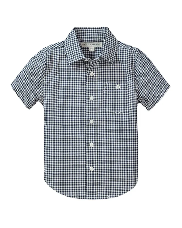 Men's Tab-Collar Shirts for a Crisp LookHope & Henry Stretch Poplin Short Sleeve Shirt Men's Tab-Collar Shirts for a Crisp LookHope & Henry Stretch Poplin Short Sleeve Shirt