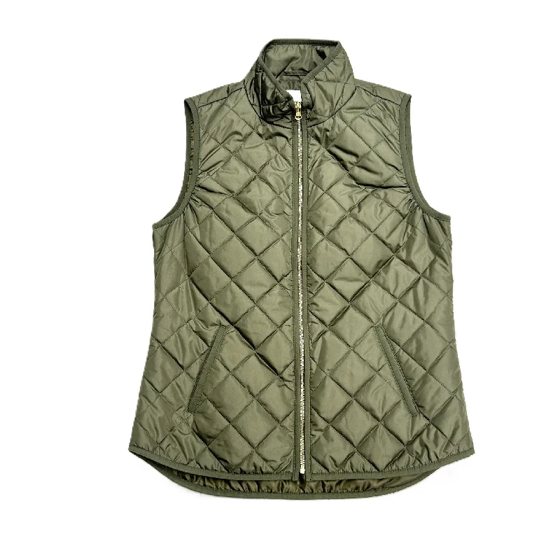 Men's Coats with Fur TrimVest Puffer & Quilted By Old Navy In Green, Size: M