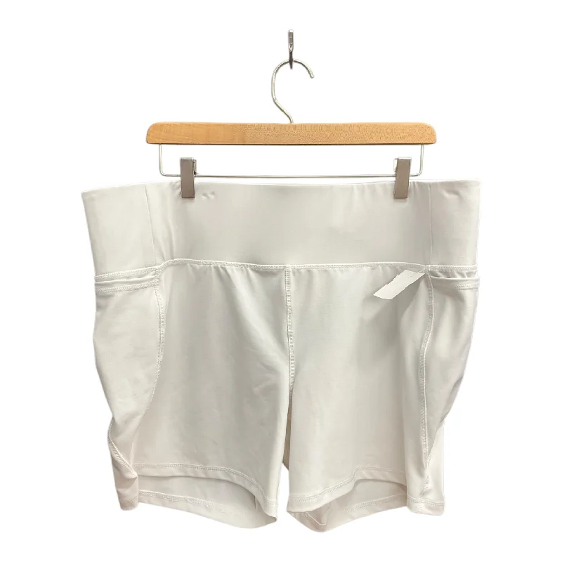Practical Men's Heavy-Duty Cargo ShortsAthletic Shorts By Livi Active In White, Size: 2x Practical Men's Heavy-Duty Cargo ShortsAthletic Shorts By Livi Active In White, Size: 2x