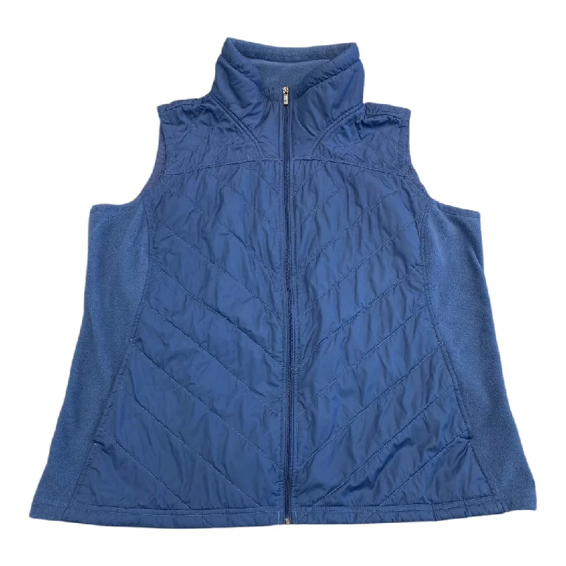 Men's Coats with Magnetic ClosuresVest Puffer & Quilted By Columbia In Blue, Size: 2x