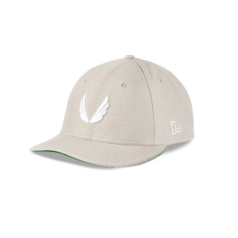 Sun-Protective Fishing HatsNew Era® 59Fifty® Low Profile Hat - Stone/White "Wings"