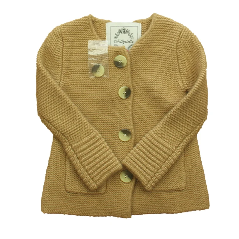 Men's Sweaters for Mild WeatherNellystella Girls Tan Cardigan