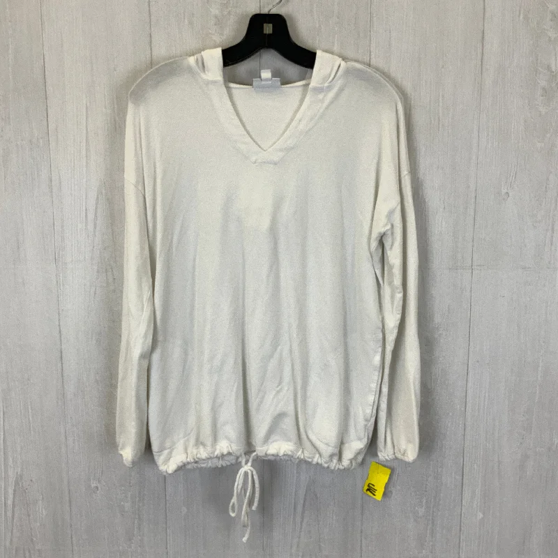 Men's Hoodies for SnowboardingSweatshirt Hoodie By Pure Jill In White, Size: M
