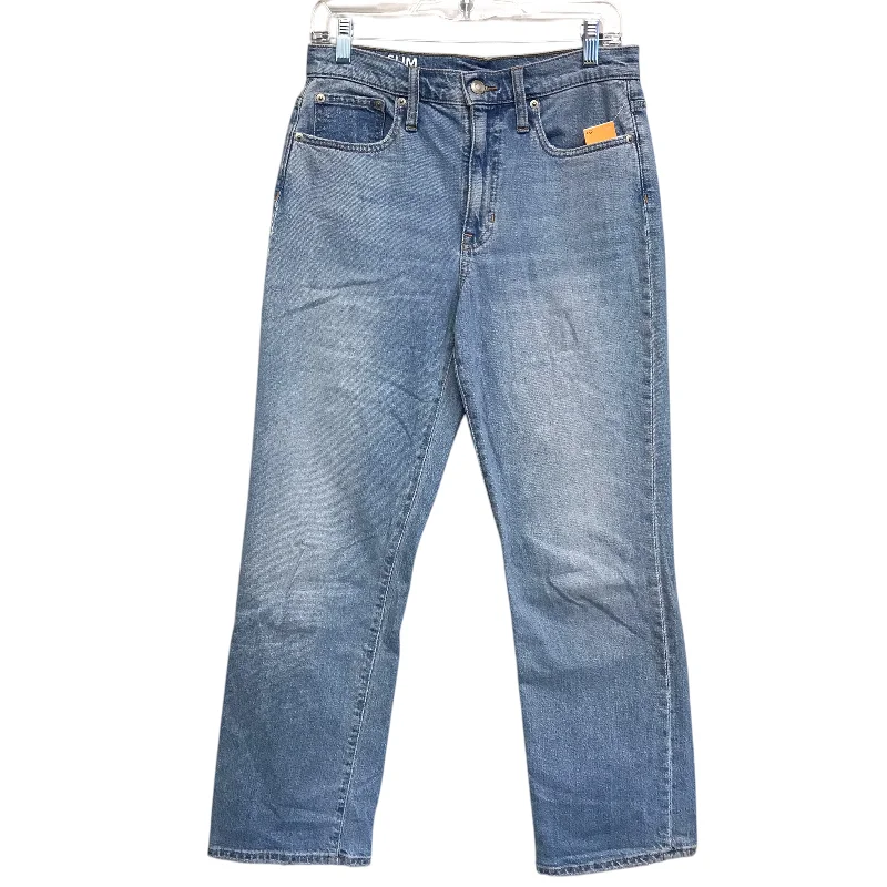 Premium Men's JeansJeans Straight By J. Crew In Blue Denim, Size:2