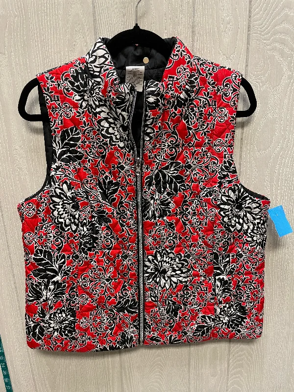 Men's Coats for Mild WeatherVest Puffer & Quilted By Ruby Rd In Black & Red, Size: L Men's Coats for Mild WeatherVest Puffer & Quilted By Ruby Rd In Black & Red, Size: L