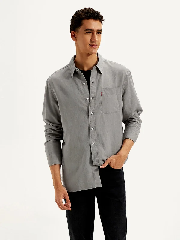 Men's Timeless Dress Shirts for Enduring StyleMen's Solid Slim Fit Linen Shirt