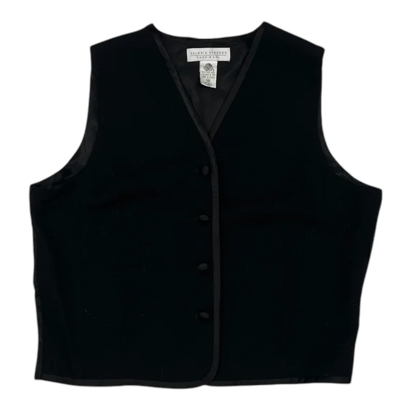 High-Quality Men's Duffle CoatsVest Other By Valerie Stevens In Black, Size:L