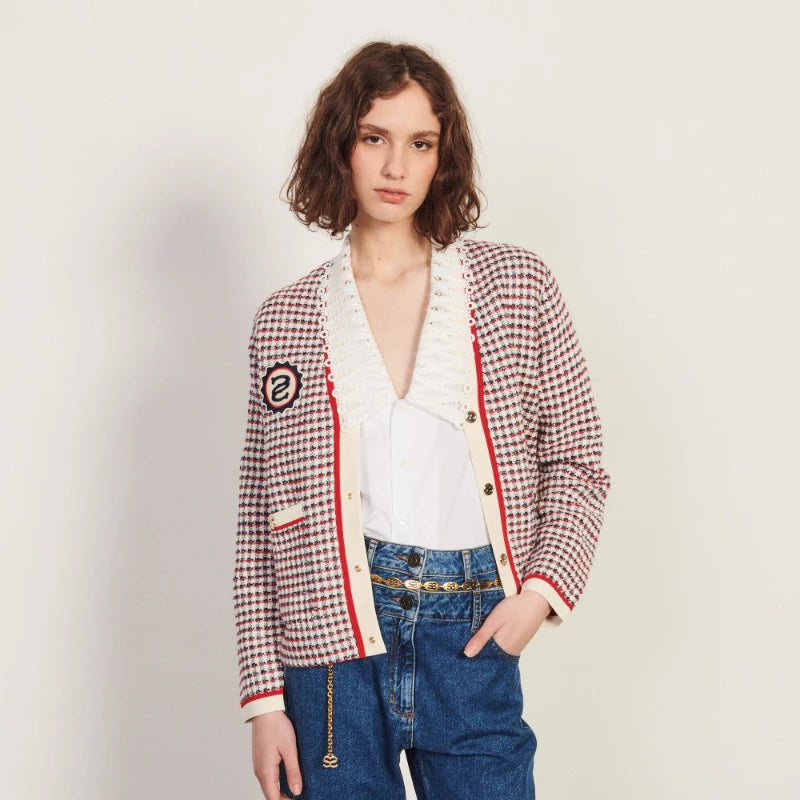 Men's Sweaters with Elastic WaistbandsChic Stylish Comfortable Cozy Color Block Trim Plaid Knitted Cardigan Sweater Men's Sweaters with Elastic WaistbandsChic Stylish Comfortable Cozy Color Block Trim Plaid Knitted Cardigan Sweater
