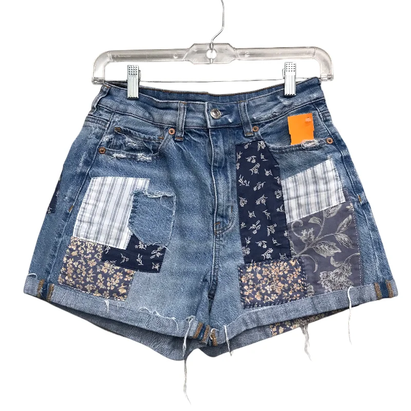 Men's Casual Short-Length PantsShorts By American Eagle In Blue Denim, Size:6