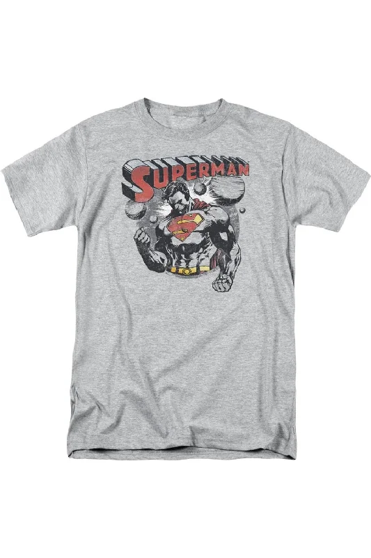 Comfortable Men's Polo ShirtsSuperman Super Ko Short Sleeve Adult Tee / T-Shirt