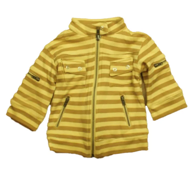 Men's Sweaters with Roll-Neck DesignsKate Quinn Organics Girls Beige Stripe Cardigan Men's Sweaters with Roll-Neck DesignsKate Quinn Organics Girls Beige Stripe Cardigan