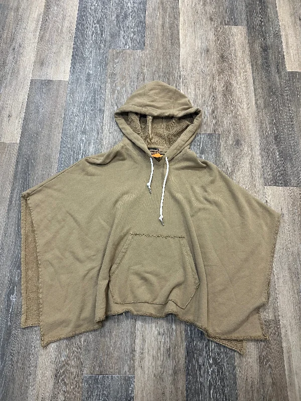 Men's Hoodies with Ribbed HemsSweatshirt Hoodie By Atm In Brown, Size: Osfm