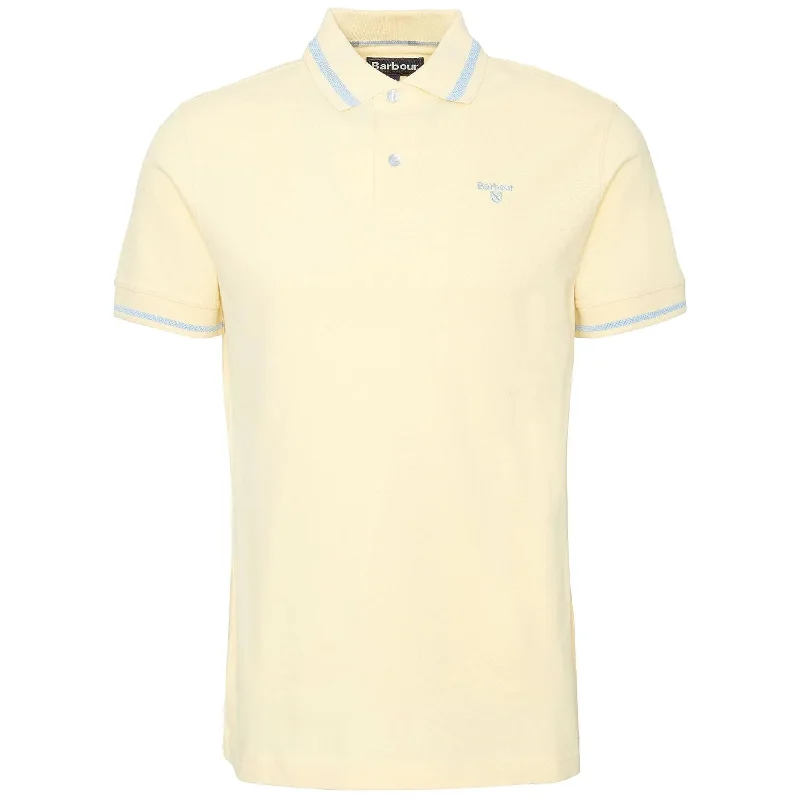 Men's Shirts with Velcro ClosuresBarbour Newbridge Polo - Heritage Lemon