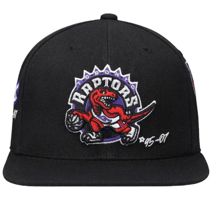 Bright Straw HatsMitchell & Ness Nba Toronto Raptors Timeline Fitted Hwc Snapback (Black)