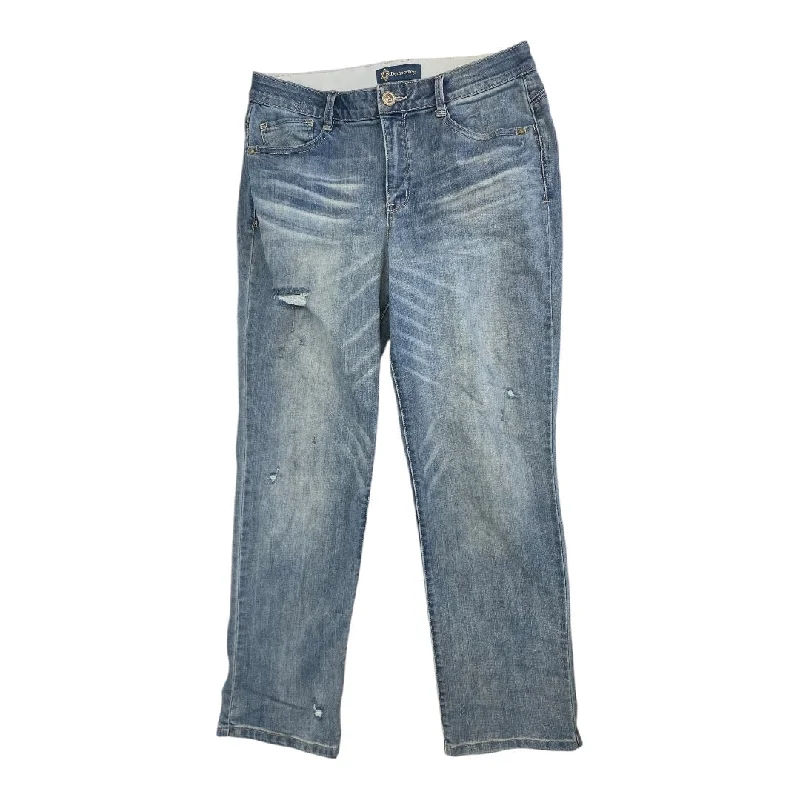 Wash and Wear Men's JeansJeans Straight By Democracy In Blue Denim, Size:10P