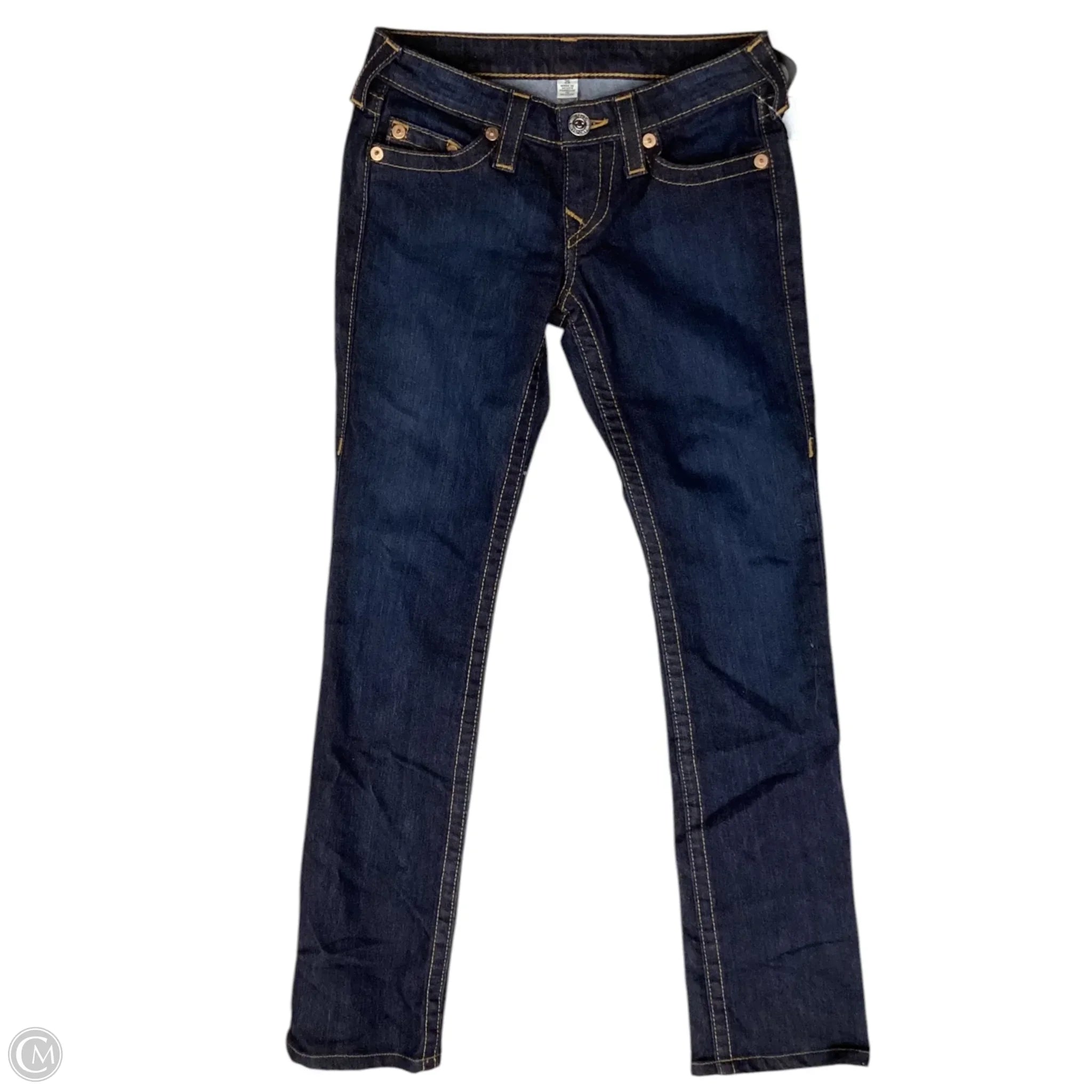 Men's Straight-Leg JeansJeans Boot Cut By True Religion In Blue Denim, Size: 0
