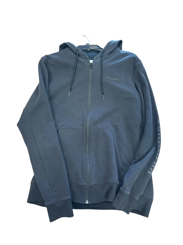 Warm Men's Thermal HoodiesSweatshirt Hoodie By Columbia In Black, Size: L