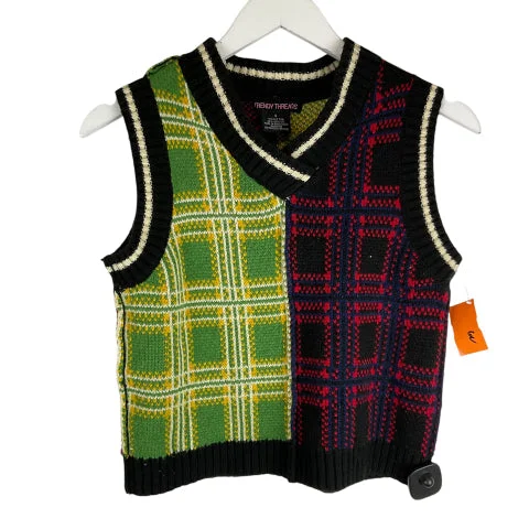 Men's Coats for Big and TallVest Sweater By Clothes Mentor In Multi-colored, Size: S Men's Coats for Big and TallVest Sweater By Clothes Mentor In Multi-colored, Size: S