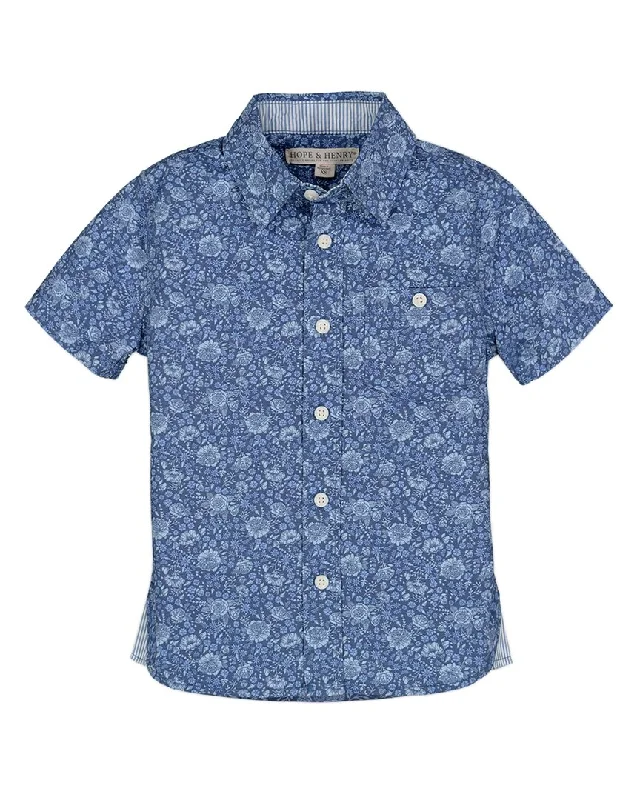 Men's Versatile Dress Shirts for Multiple OccasionsHope & Henry Poplin Short Sleeve Shirt Men's Versatile Dress Shirts for Multiple OccasionsHope & Henry Poplin Short Sleeve Shirt
