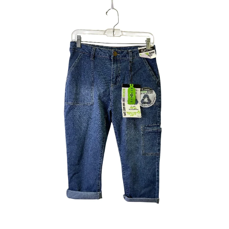 Stylish Men's JeansCapris By D Jeans In Blue, Size:6