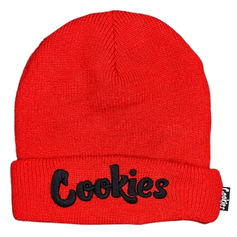 Classic Derby HatsCookies Knit Beanie Original Mint (Red/Black)
