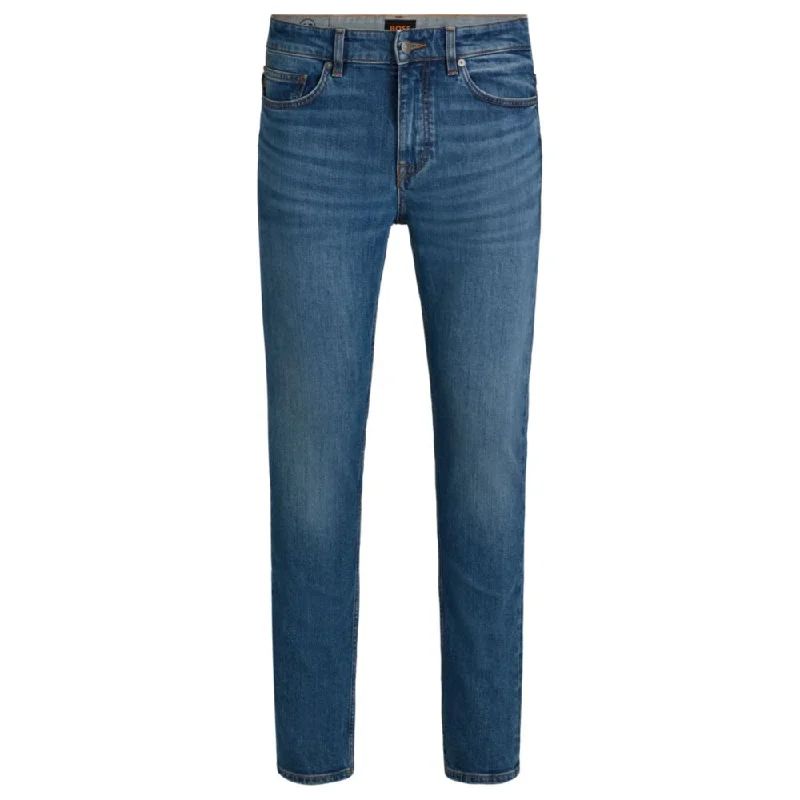 Sustainable Eco-Friendly Men's JeansDelaware slim-fit jeans in blue comfort-stretch denim Sustainable Eco-Friendly Men's JeansDelaware slim-fit jeans in blue comfort-stretch denim