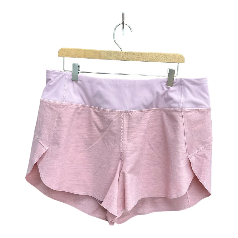 Comfort-Oriented Men's Lounge ShortsAthletic Shorts By Athleta In Pink, Size: 1x