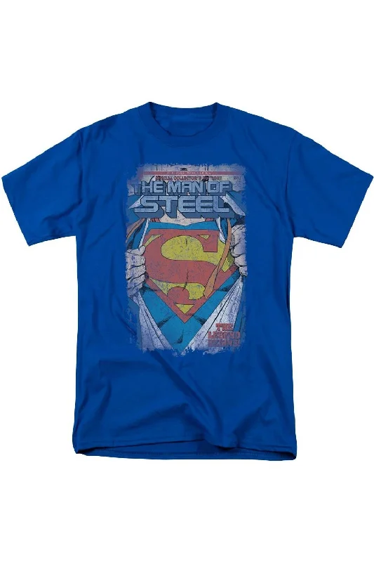 Elegant Men's Dress ShirtsSuperman Legendary Short Sleeve Adult Tee / T-Shirt