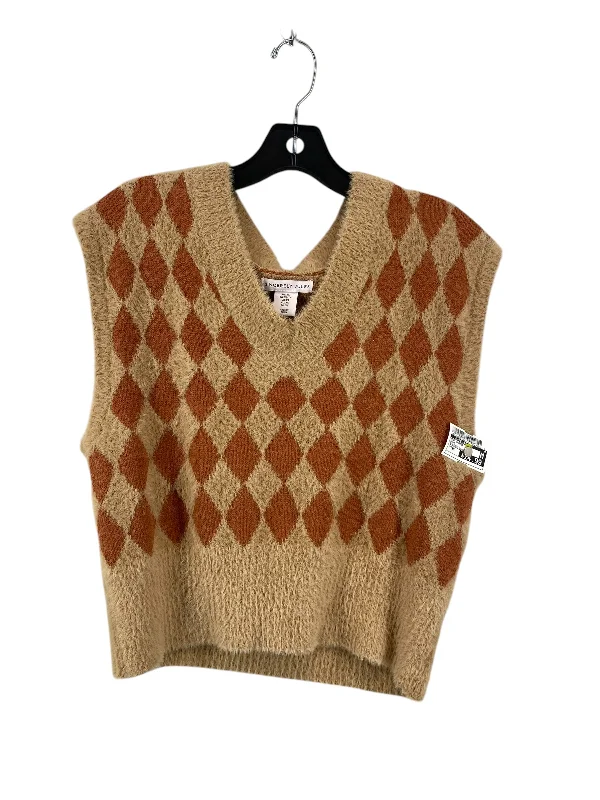 Essential Men's Puffer JacketsVest Sweater By Clothes Mentor In Brown, Size: Xs