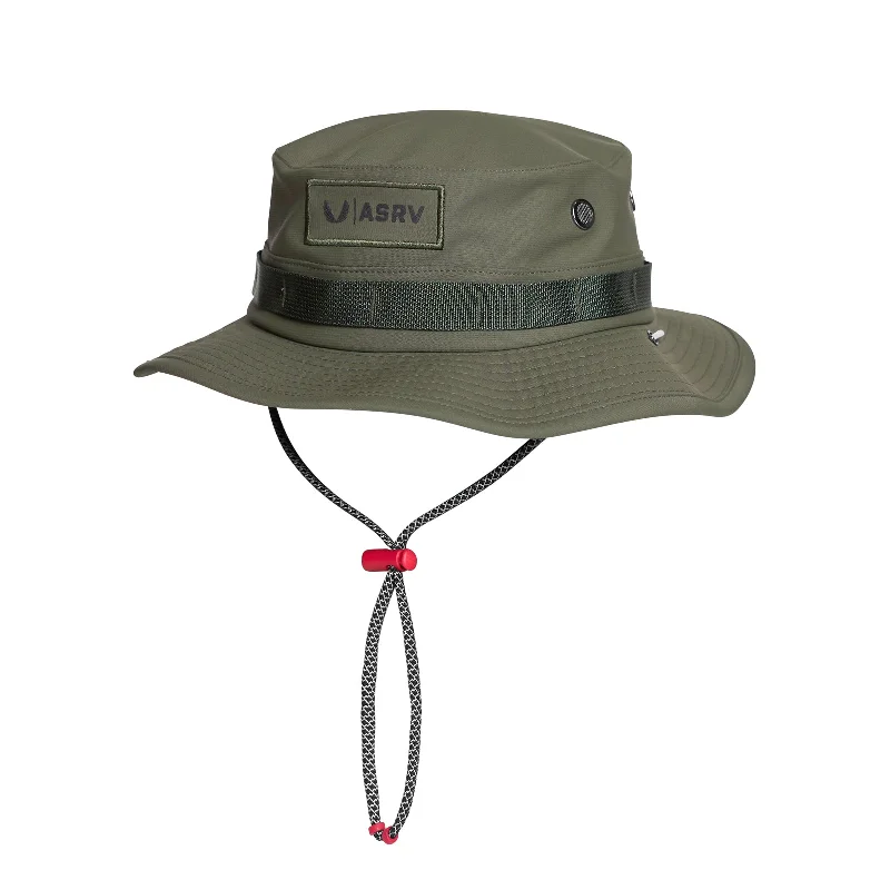 Kids' Baseball Caps with Logos0718. Waterproof Vented Boonie Hat - Dark Olive