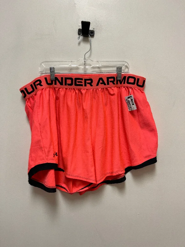 Quick-Dry and Breathable Men's Running ShortsAthletic Shorts By Under Armour In Pink, Size: 3x