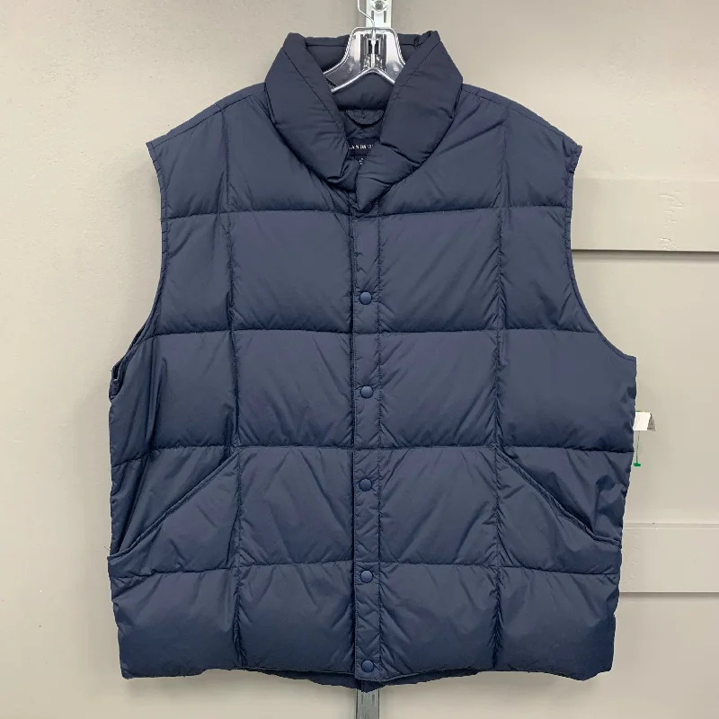 Men's Coats with Stretch FabricVest Puffer & Quilted By Lands End In Navy, Size: Xl