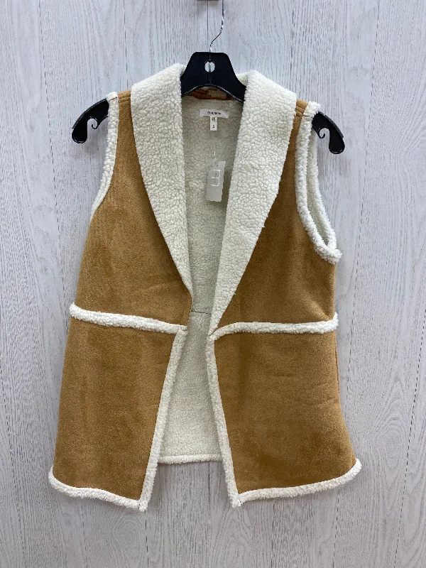 Men's Coats for SnowshoeingVest Faux Fur & Sherpa By Maurices In Brown & Cream, Size: S Men's Coats for SnowshoeingVest Faux Fur & Sherpa By Maurices In Brown & Cream, Size: S