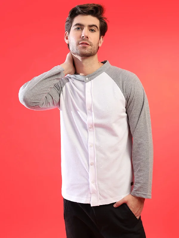 Men's Dressy Button-Down Shirts for Formal OccasionsCampus Sutra Men Solid Full Sleeve Casual Shirts Men's Dressy Button-Down Shirts for Formal OccasionsCampus Sutra Men Solid Full Sleeve Casual Shirts