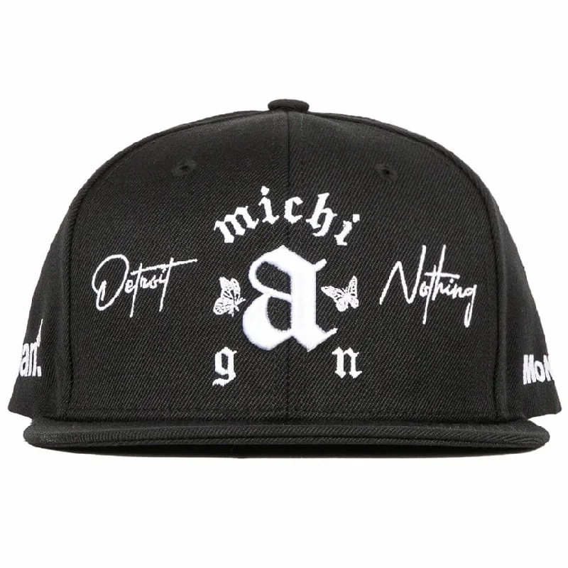 High-Quality Work HatsBrand About Nothing Michigan Exhibit B Hat (Black) 231BN0733