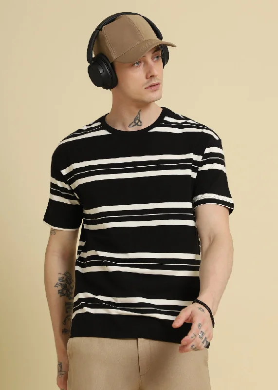 Men's Shirts with Velcro ClosuresMonoStripe Regular T-shirt