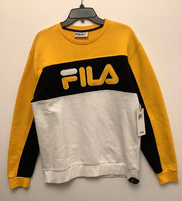 Men's Hoodies with Reflective StripesSweatshirt Crewneck By Fila In Multi-colored, Size: M Men's Hoodies with Reflective StripesSweatshirt Crewneck By Fila In Multi-colored, Size: M