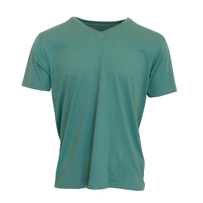 Men's Shirts with TiesHutson Harbour Basic V-Neck T-Shirt - Green