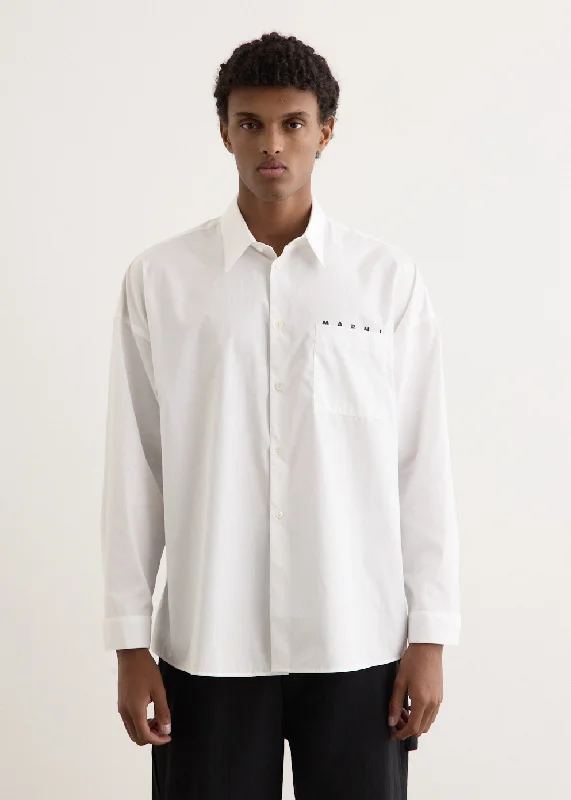 Men's Shirts with UV ProtectionMarni Logo Poplin Shirt