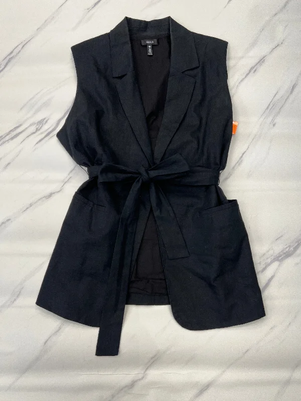 Men's Coats with Multi-Pocket DesignVest Other By Aqua In Black, Size: Xl