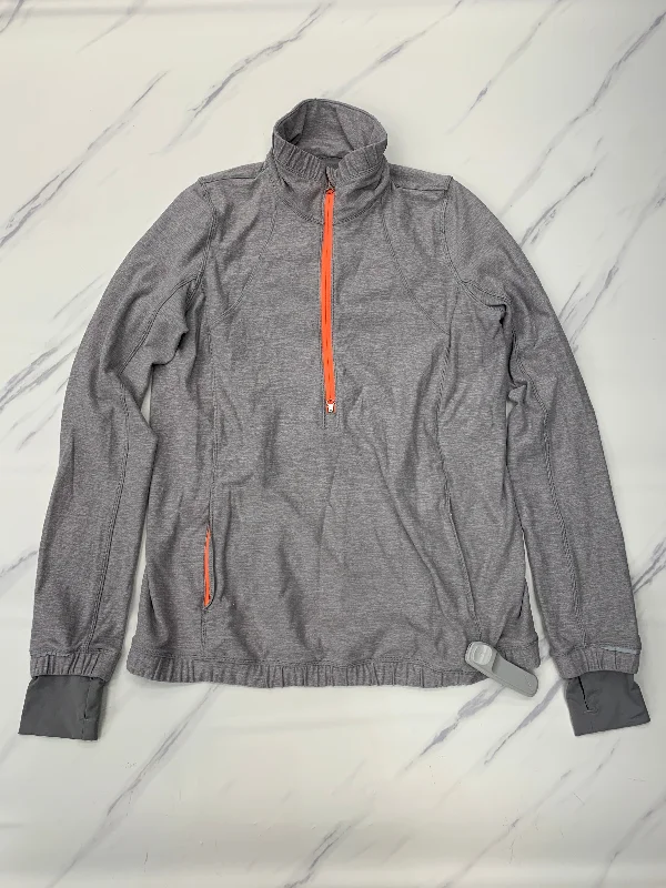Men's Hoodies for TravelAthletic Sweatshirt Collar By Lululemon In Grey, Size: 8